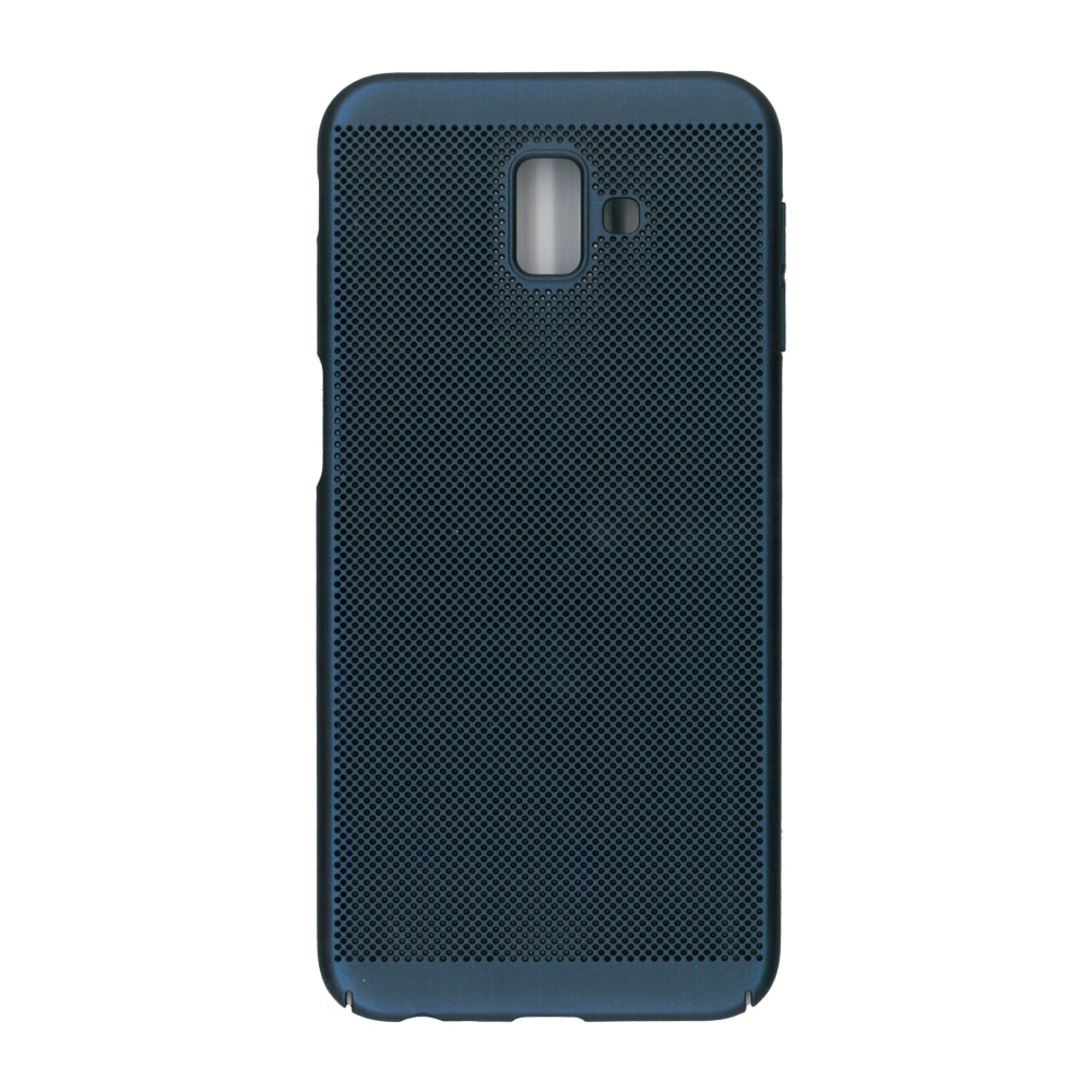 Husa de protectie spate, EuroCell Air, cu perforatii pentru Samsung Galaxy J6 Plus 2018, negru