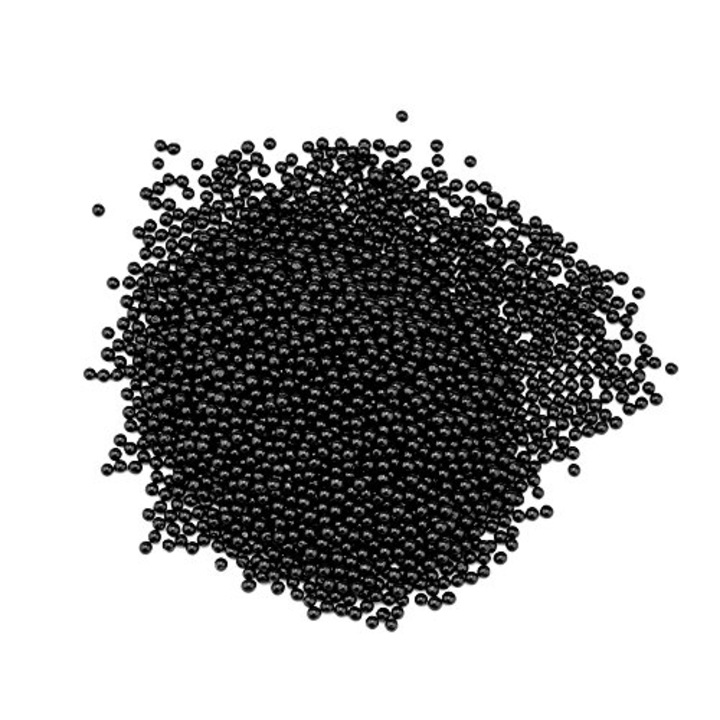 Biogél varázs gyöngy, víz hatására duzzadó dekor gyöngy, 10 g., Fekete
