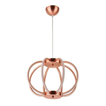 Lustra cu Led Suspendata 38W , Rosu Aramiu ,2623lm , SMD , IP20 Lustra cu Led Suspendata 38W , Rosu Aramiu ,2623lm , SMD , IP20