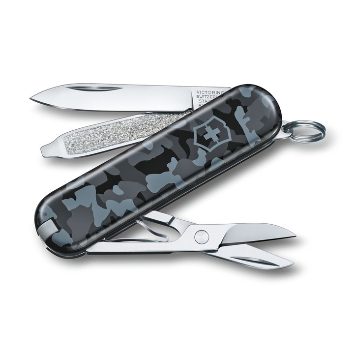 Швейцарски джобен нож Victorinox Classic Navy Camouflage, 0.6223.942
