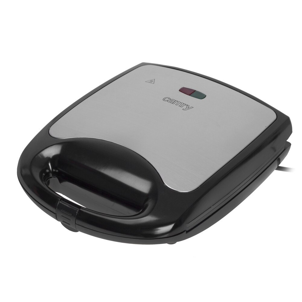 Sandwich Maker Camry, Putere 1100W, Capacitate 4 Sandwich-uri, Placi Antiaderente, Indicator Luminos