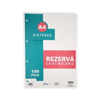 Rezerva caiet mecanic A4 100 file Dictando Libra Rezerva caiet mecanic A4 100 file Dictando Libra