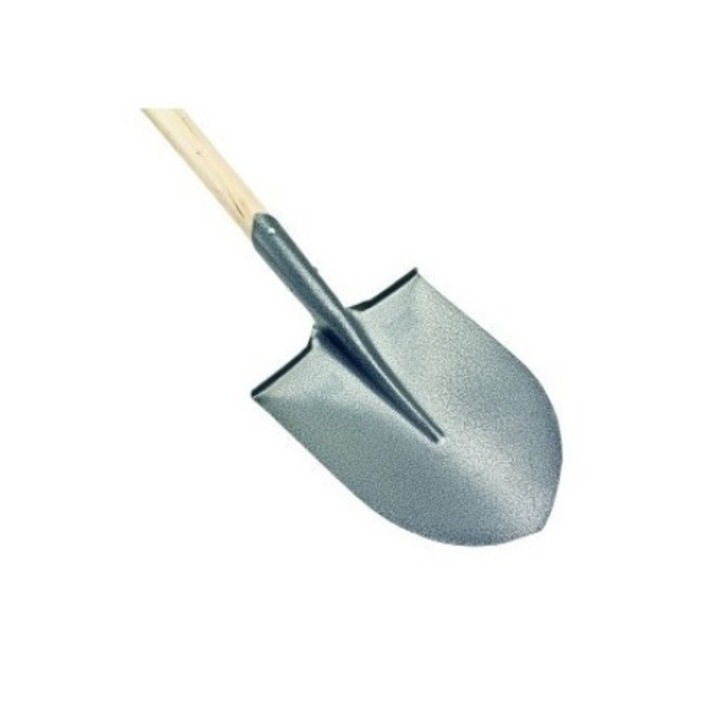 VENUS DSH Kerek lapát, fa nyéllel, hossza 1500 mm, 310 x 240 mm