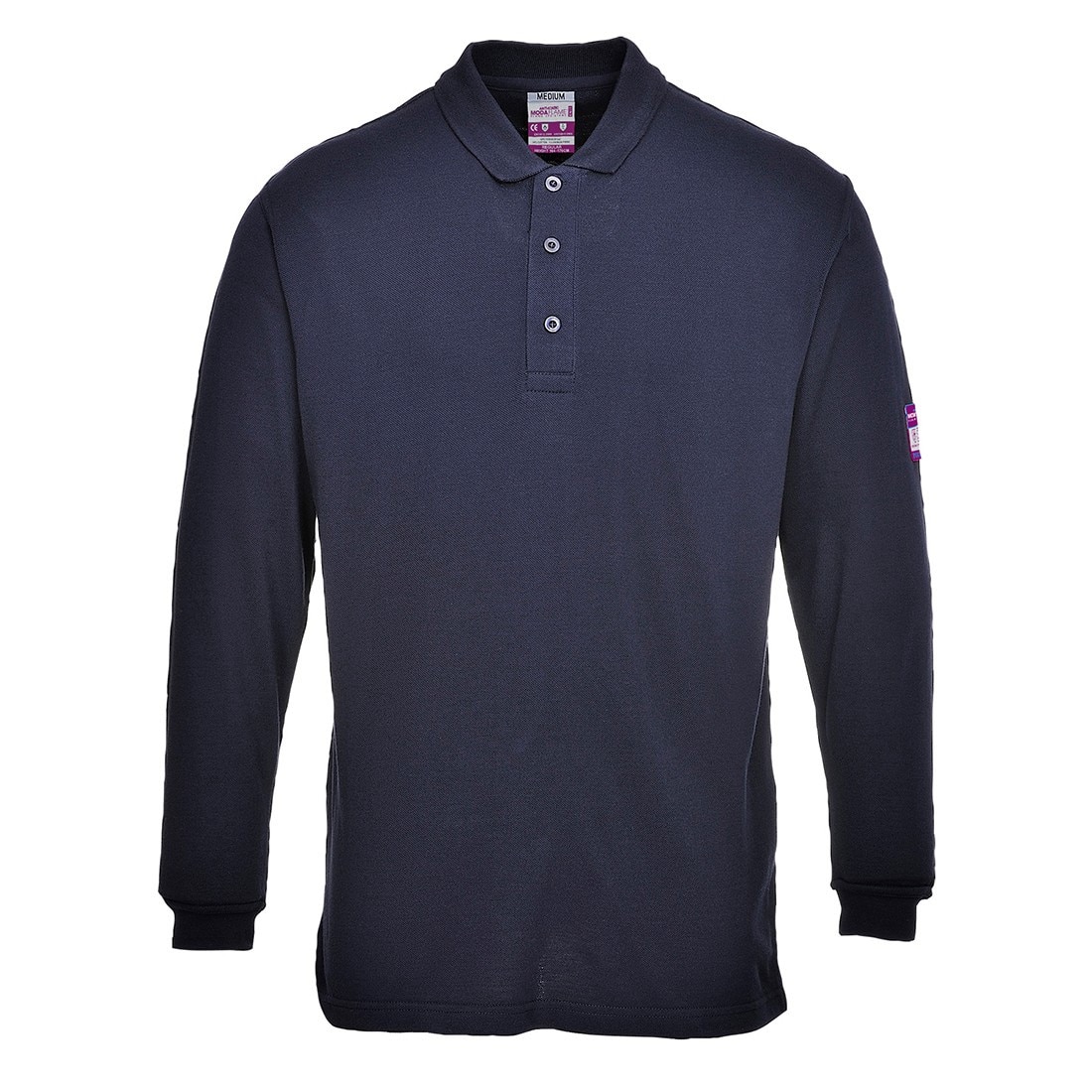 Tricou Polo cu maneci lungi Bleumarin S