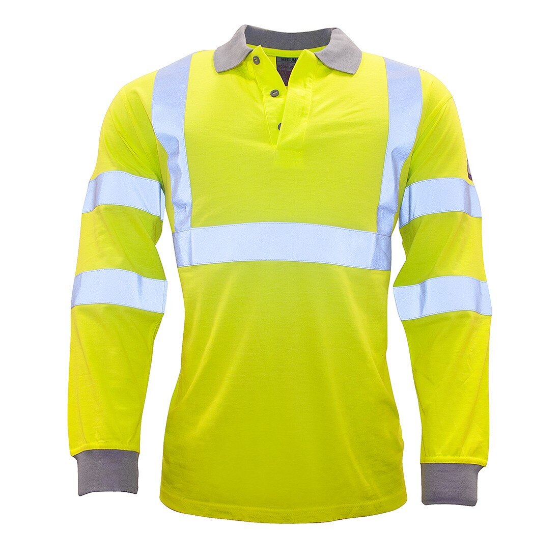 Tricou Polo cu Maneci Lungi HI VIS Antistatic si Ignifug Galben L