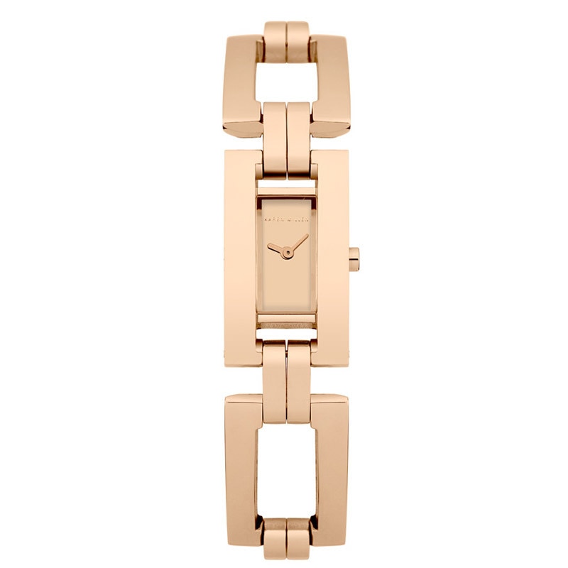Ceas dama Karen Millen, curea metalica rose gold, cadran rose gold, KM121RGM