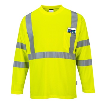Tricou Hi-Vis cu Maneci Lungi Galben 4XL Tricou Hi-Vis cu Maneci Lungi Galben 4XL