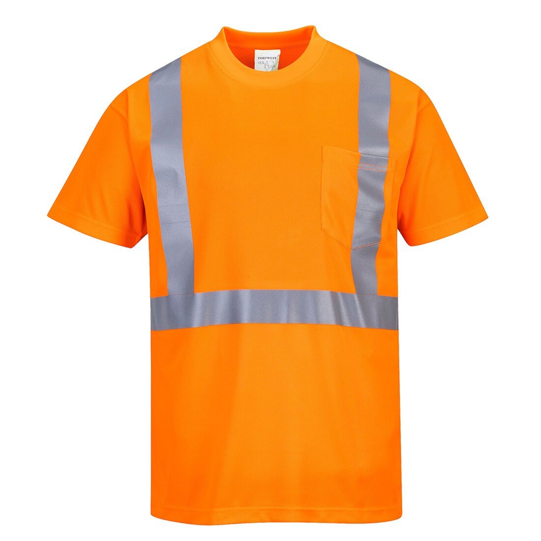 Tricou Hi-Vis cu Buzunar Portocaliu 5XL