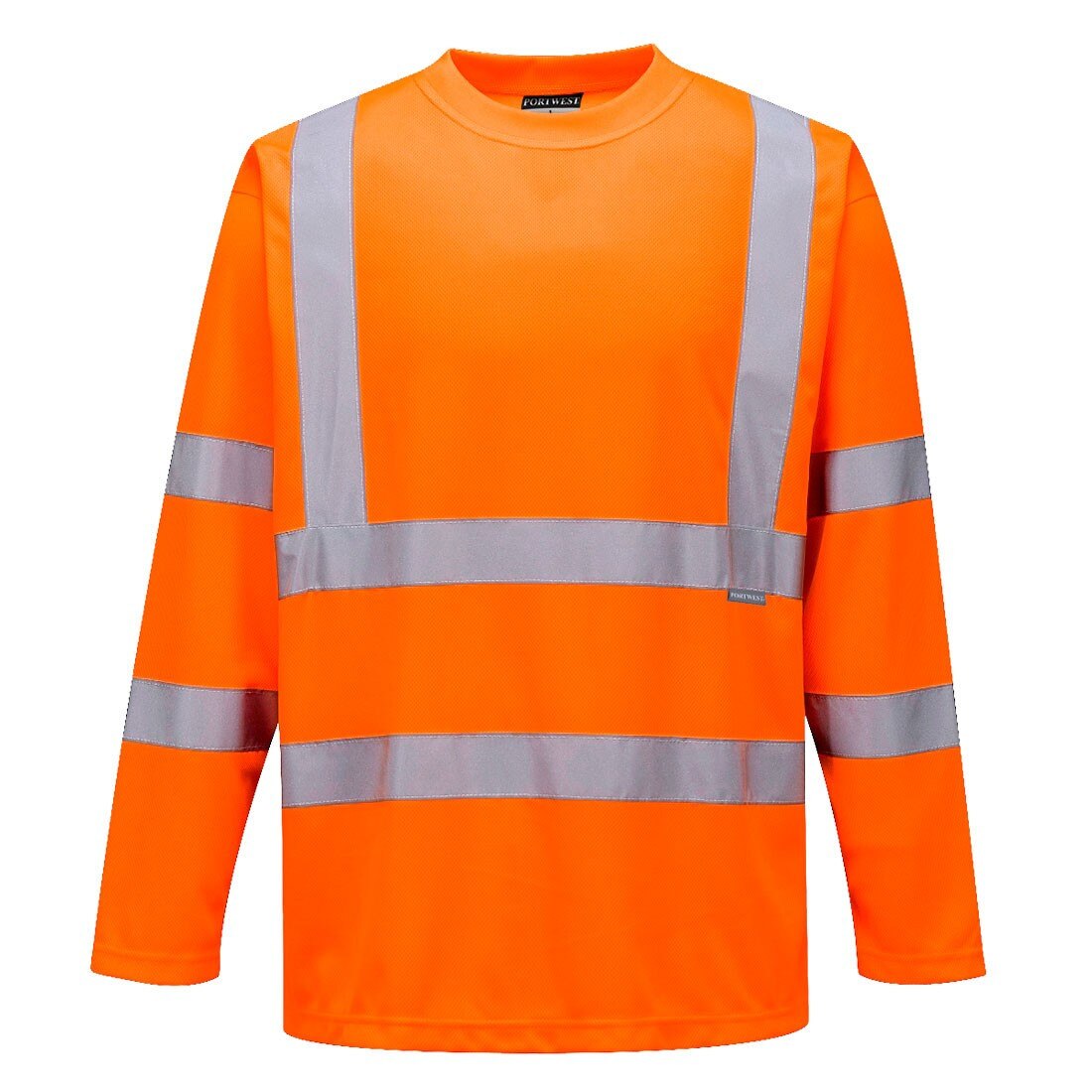 Tricou cu Maneci Lungi Hi-Vis Portocaliu M