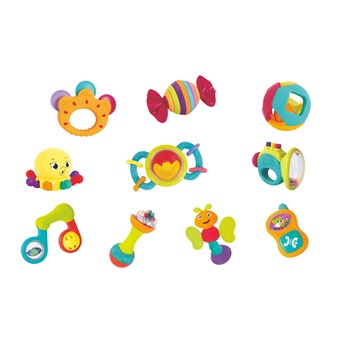 Set 10 jucarii zornaitoare M-Toys Set 10 jucarii zornaitoare M-Toys