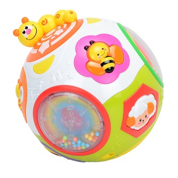 Jucarie interactiva M-Toys - Mingea vesela, cu lumini si sunete Jucarie interactiva M-Toys - Mingea vesela, cu lumini si sunete