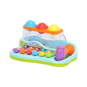 Jucarie interactiva M-Toys - Xilofon, cu mingiute si sunete Jucarie interactiva M-Toys - Xilofon, cu mingiute si sunete