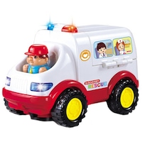Jucarie interactiva M-Toys, Ambulanta cu lumini si sunete