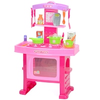 Bucatarie copii M-Toys cu accesorii, lumini si sunet