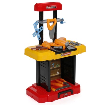 Stand de lucru M-Toys Micul Mester 2 in 1 Stand de lucru M-Toys Micul Mester 2 in 1