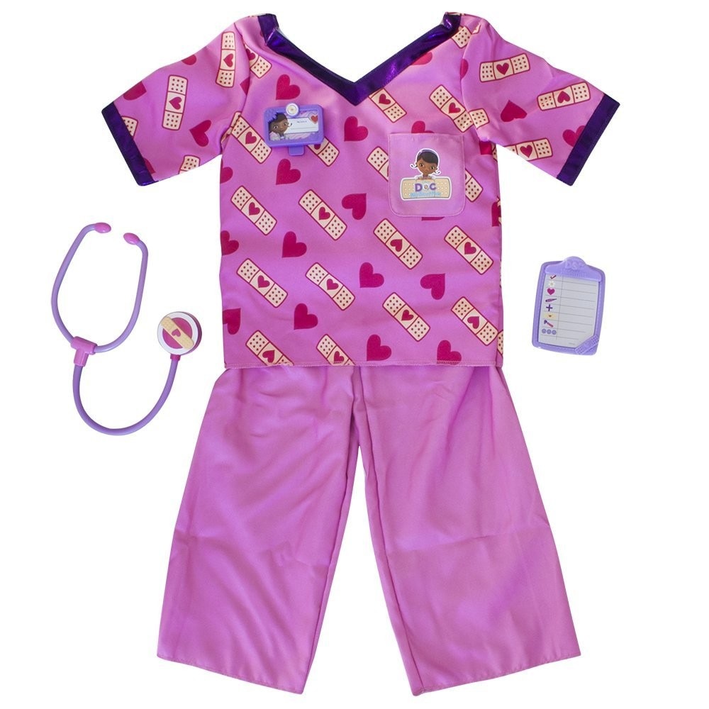 Jucarie Doc Mcstuffins Scrubs Role Play Set