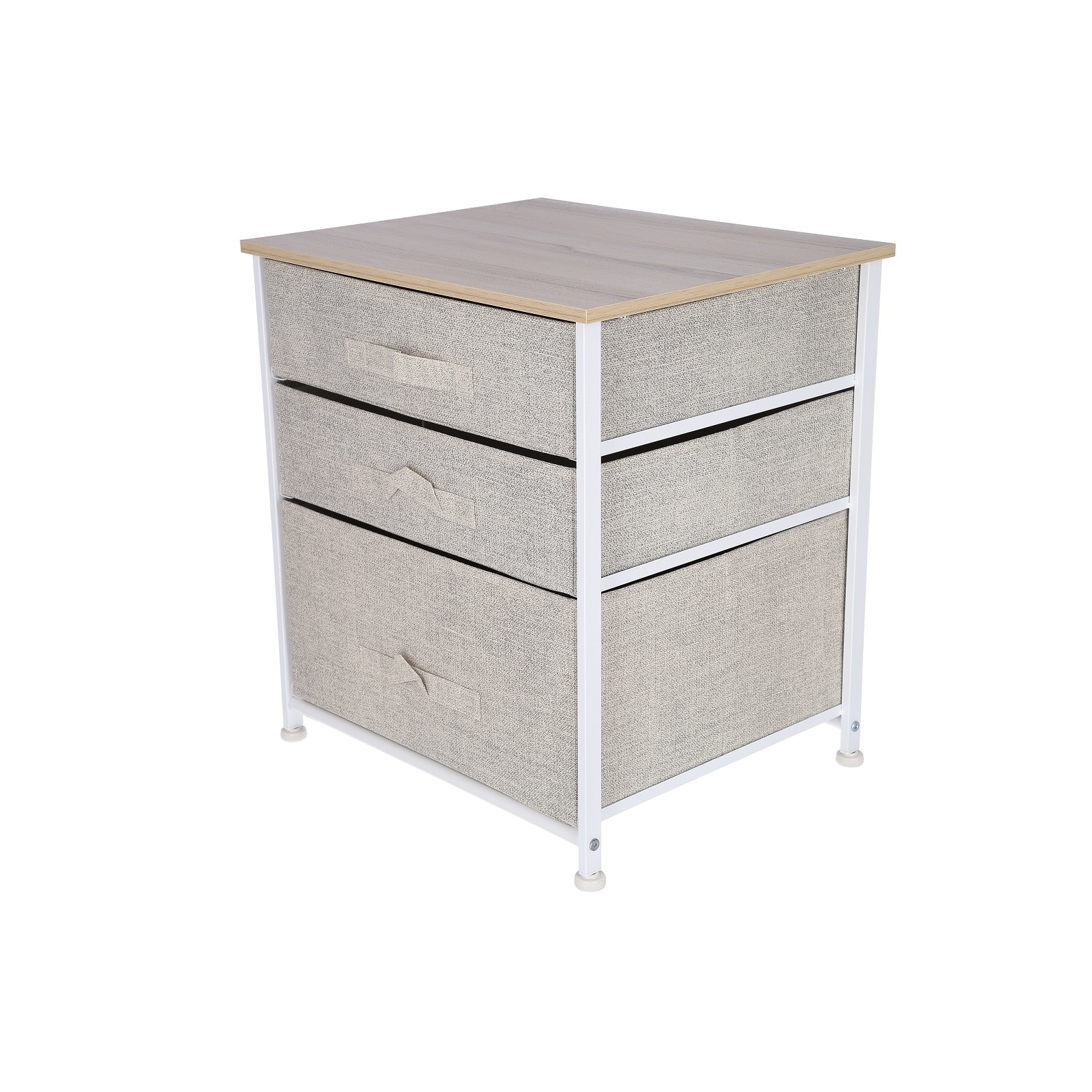 Comoda Grunberg , 48 x 40 x 53 cm, 3 sertare + organizator, BEJ, TB69