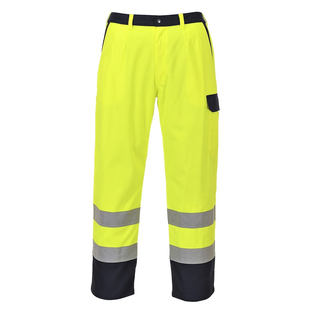 Pantaloni Hi-Vis Bizflame Pro Galben L