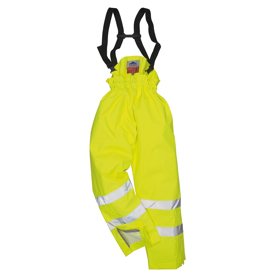 Pantaloni Bizflame Rain HiVisnecaptusiti ignifugi antistatici Galben M