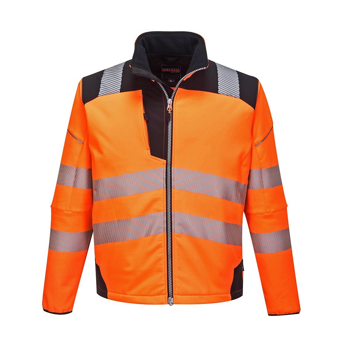 Jacheta Softshell Vision HiVis Portocaliu si Negru XL