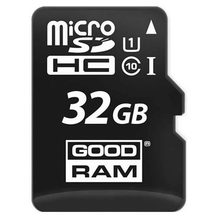 Карта памет GoodRam M1AA-0320R11, 32 GB, MicroSD HC, Class 10, UHS-1, с адаптер