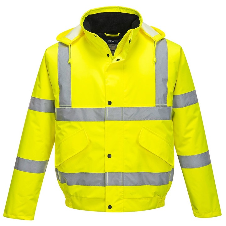 Jacheta Hi-Vis Bomber Galben,Portocaliu Galben XXS