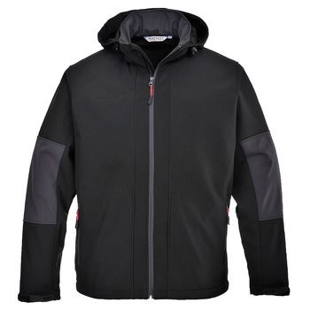 Jacheta Softshell cu Gluga (3L) Negru M Jacheta Softshell cu Gluga (3L) Negru M