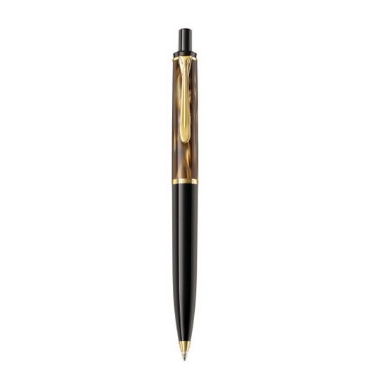 Pix Pelikan Classic K200 accesorii placate cu aur, corp brown marbled
