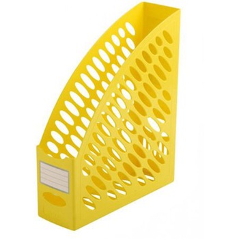 Suport plastic documente vertical Ark, galben Suport plastic documente vertical Ark, galben