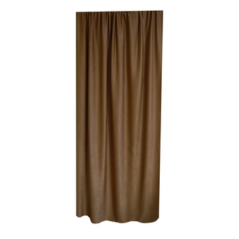 Set 2 draperii 130x140 cm, soft maro-caramiziu unicolor, 2DRAP009-130/140 Set 2 draperii 130x140 cm, soft maro-caramiziu unicolor, 2DRAP009-130/140