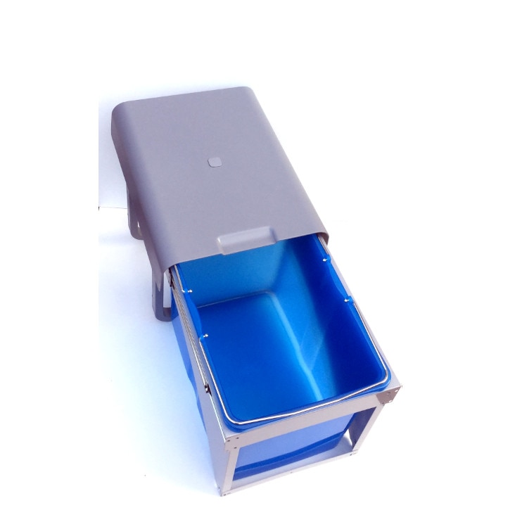 Cos de gunoi, colecare selectiva, incorporabil Ekko Front cu 1 compartiment x 34 litri