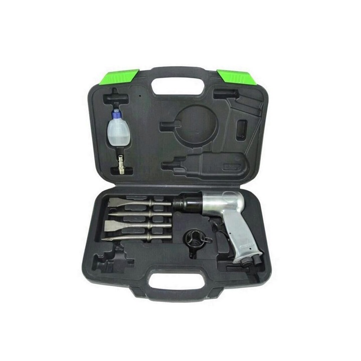 JBM JB-52718 Pneumatikus Kalapács Tartozékokkal, 9 db