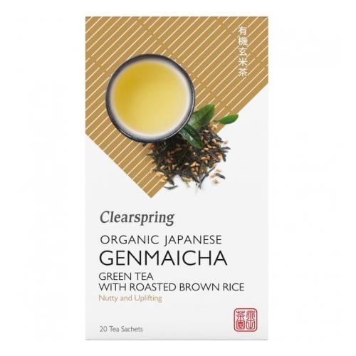 Ceai Verde Genmaicha Bio Clearspring 20dz