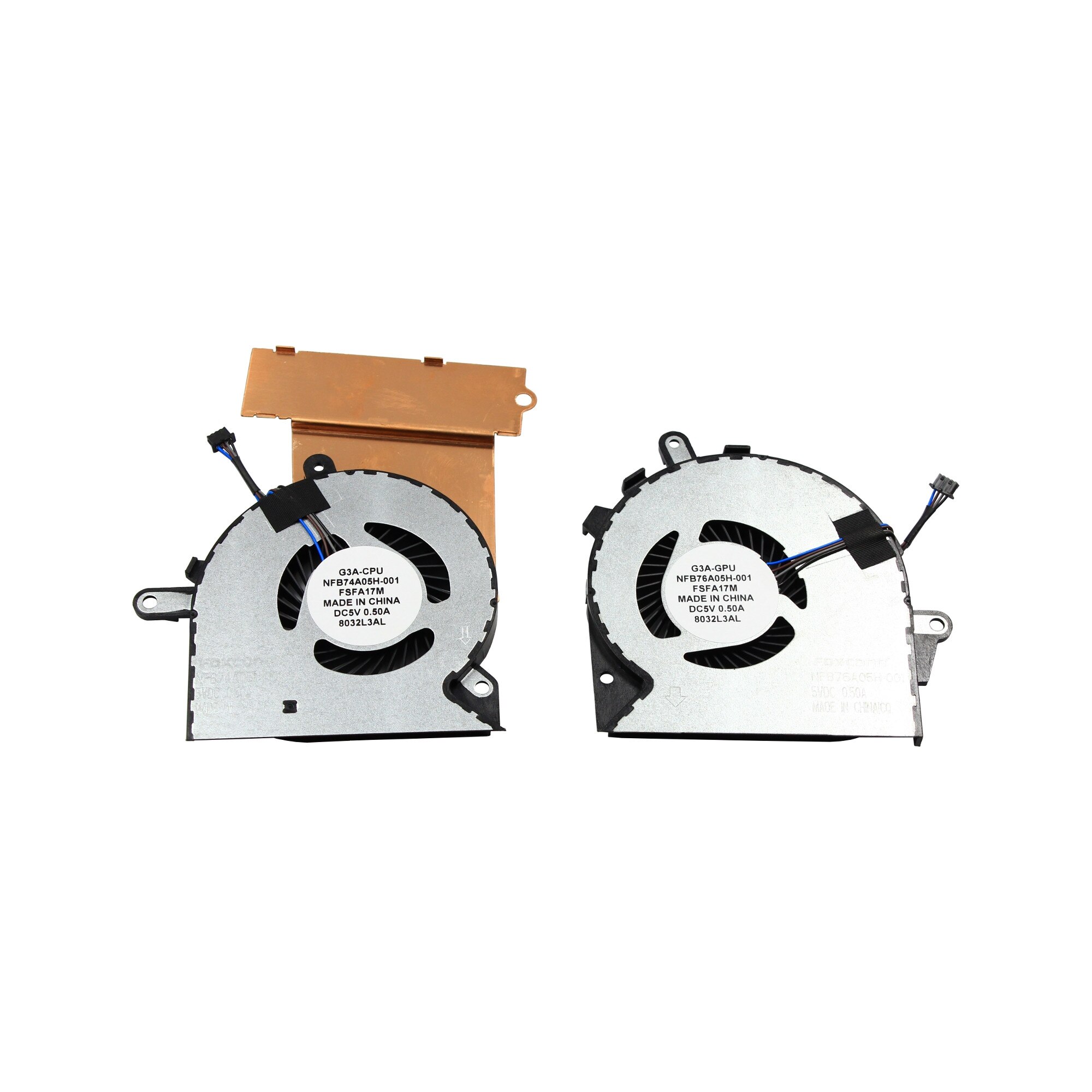 Set ventilatoare compatibile, procesor si placa grafica, pentru HP Omen 15-CE