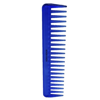 Pieptene albastru cu dinti lati, Koh-I-Noor, 7132B Pieptene albastru cu dinti lati, Koh-I-Noor, 7132B