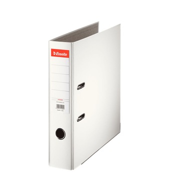 Biblioraft A4 plastifiat 7.5 cm Esselte Eco - alb - 20 bucati/ cutie Biblioraft A4 plastifiat 7.5 cm Esselte Eco - alb - 20 bucati/ cutie
