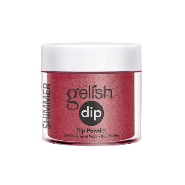 Pudra acrilica sistem Gelish Dip Ruby Two Shoes, 23 gr