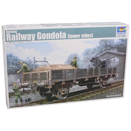 German Railway Gondola (Lower sides), 1:35, 005/01518 - Plastikové