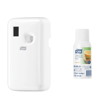 Pachet Dispenser Odorizant Tork Air si gratuit un odorizant Pachet Dispenser Odorizant Tork Air si gratuit un odorizant