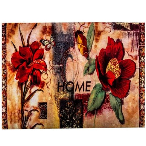 Covoras intrare, iMK®, 45 x 60 cm, model cu imprimeu, stil vintage