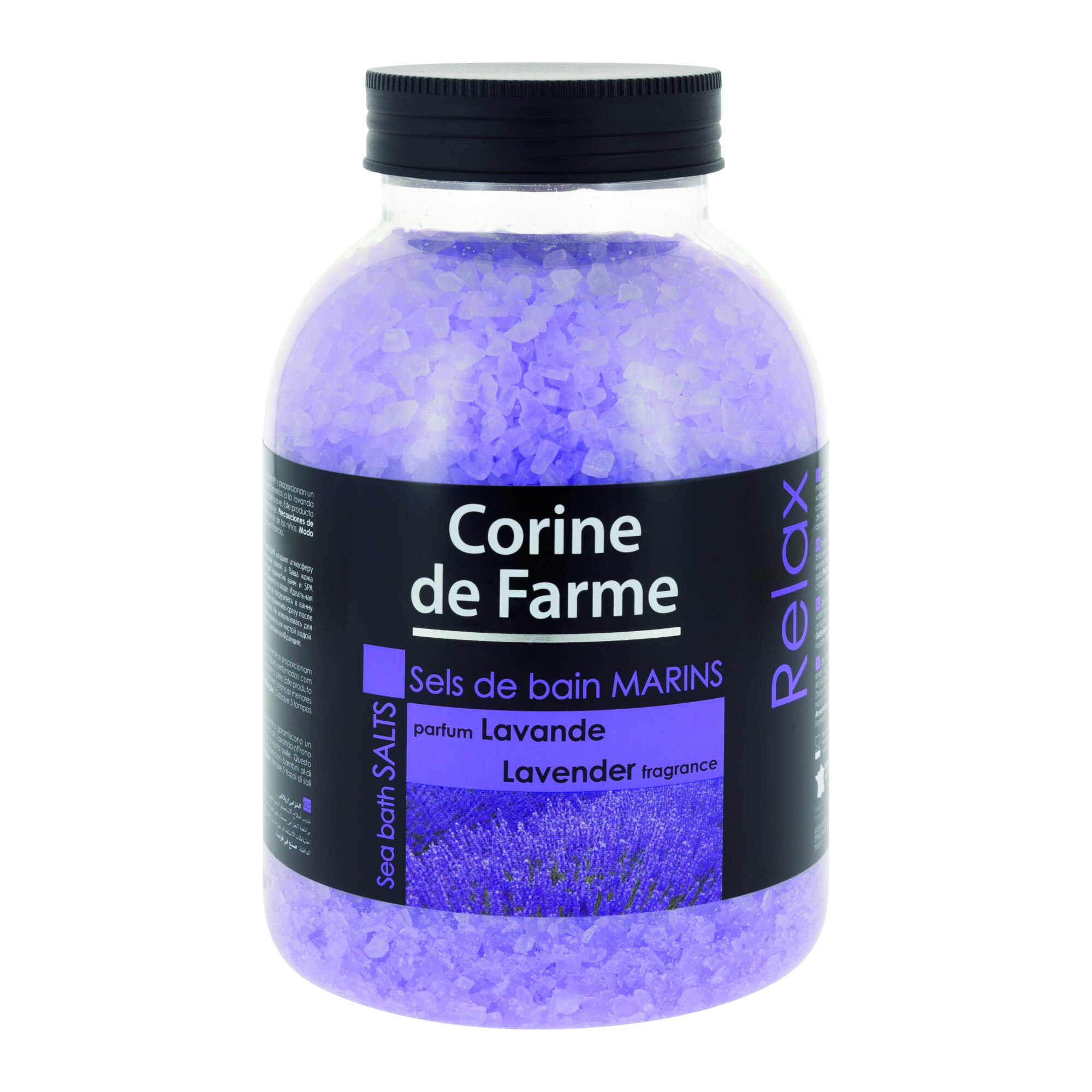 Sare De Baie Corine De Farme 1.35 Kg Relax Lavanda