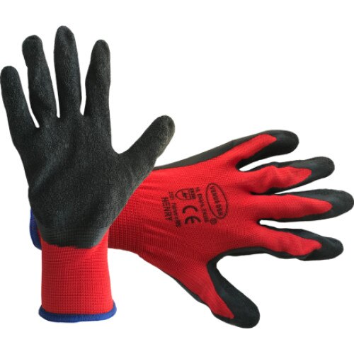 Manusi protectie , poliester-latex , Henry