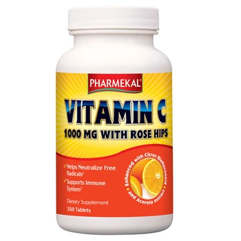 Vitamina C 1000 mg ,350 tablete,cu maces si acerola,PHARMEKAL,pachet economic Vitamina C 1000 mg ,350 tablete,cu maces si acerola,PHARMEKAL,pachet economic