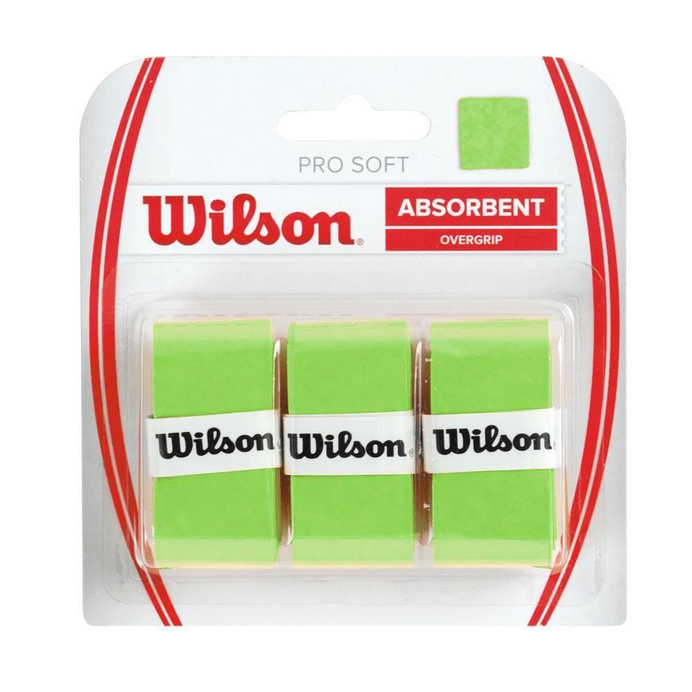 Set overgrip Wilson Pro Soft, verde, 3/set