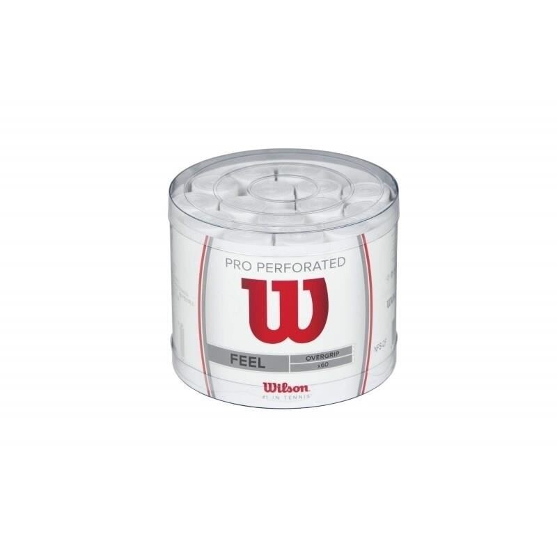 Cutie Wilson Pro Overgrip Perforated, 60/set, alb
