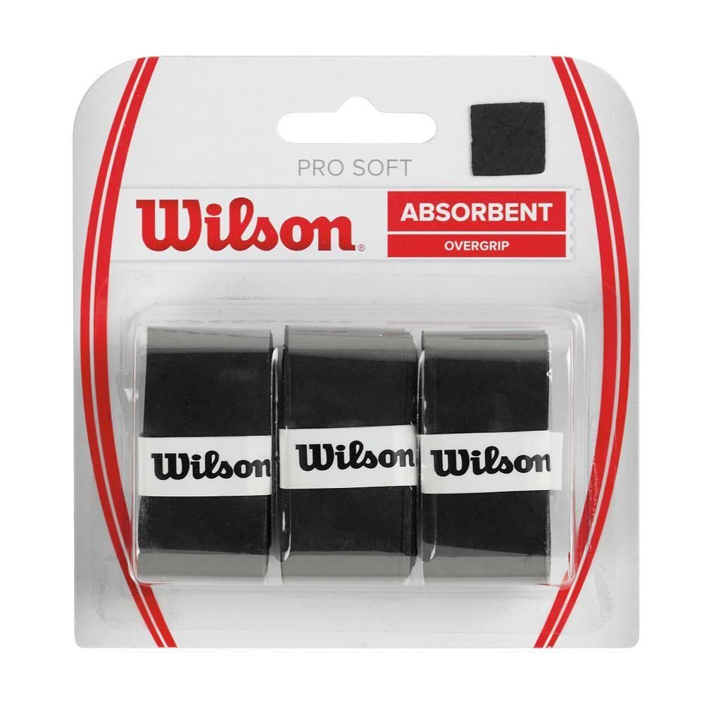 Set overgrip Wilson Pro Soft, negru, 3/set