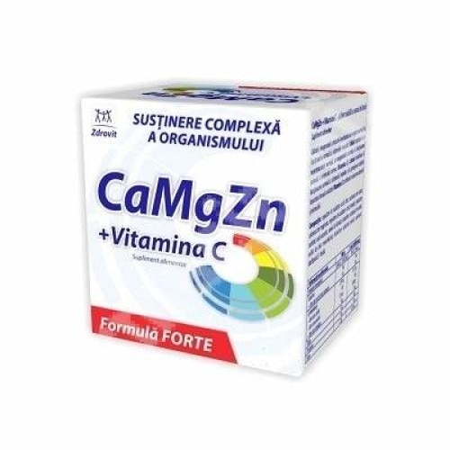 CaMgZn+Vitamina C, 60 plicuri