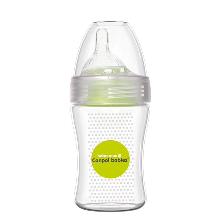 Biberon Haberman, Canpol babies, anticolici, 260 ml
