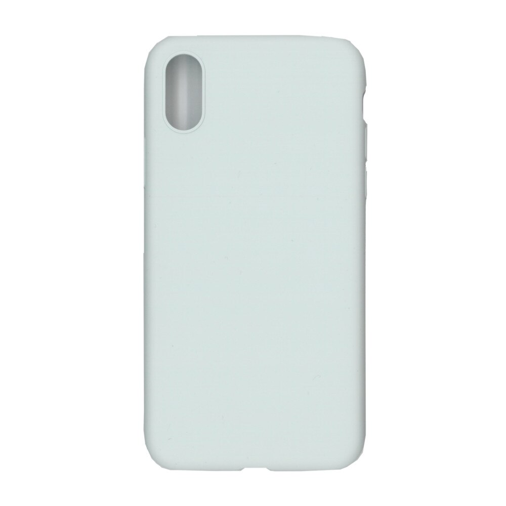Husa din silicon mat X-Level Fancy pentru iPhone XS Max, verde menta