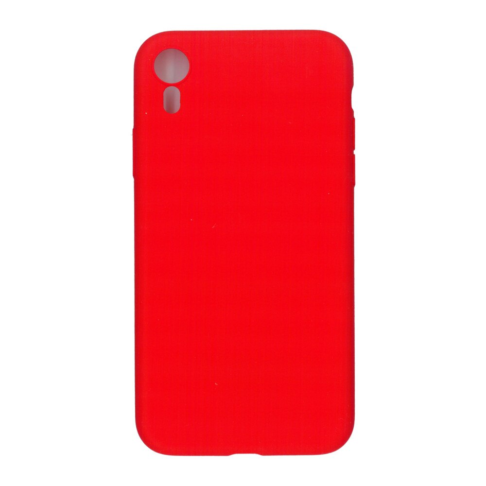 Husa din silicon mat X-Level Fancy pentru iPhone XR, rosu